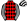 Red Black Diamonds Black & White Striped Sleeves & Cap