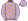 Lilac Gold Stars Lilac Cap
