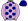 Lilac Dk Blue Spots & Cap