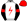 White Red Lightning Bolt Black Sleeves Red Armbands & Cap