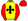 Yellow Black Fleur De Lis Red Sleeves & Cap
