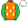 Orange Five White Diamonds Green Sleeves White Cap