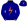 Dark Blue Orange Lightning Bolt & Cuff & Lightning Bolt Cap