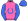 Hot Pink Royal Blue Horseshoe Hot Pink Royal Blue & White Checked Sleeves & Cap