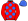 Red Royal Blue Spots & Cap