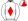 White Red Diamond & Armbands Quartered Cap