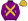 Purple Gold Crossed Sashes & Cap
