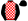 Red & White Checkers Black Sleeves & Cap