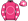 Pink Black Pelican Head Within White Circle Pink With White Star Sleeves & Cap