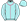 Pale Blue With Cerise Seams