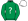 Emerald Green White Question Mark White Cap