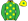 Green Yellow Stars Collar & Armbands Yellow & Green Star Cap