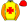 Yellow Red Maltese Cross Striped Sleeves Red Cap