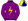 Purple & Navy Blue Halves Yellow Lightning Bolt Yellow & Navy Blue Quartered Cap