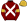 Maroon White Crossed Sashes Gold Armbands & Cap