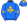 Blue Gold Shamrock Diamond Sleeves & Cap