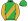 Green Gold Sash & Sleeves Green Cap