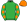 Fluorescent Green Orange Diamond Stripe Sleeves Orange Cap