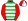 Bottle Green White Hoops Deep Red Sleeves Deep Red & White Quartered Cap