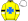 Yellow Blue Maltese Cross Black & White Armbands White Cap