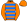 Orange Blue Hoops