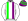 White Purple & Lime Braces Hooped Cap