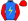 Royal Blue Yellow Lightning Bolt Red Sleeves & Cap