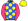 Royal Blue Yellow Spots Pink Sleeves Yellow Cap