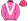 Hot Pink White V & Seams Pink Cap
