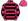 Cerise Black Hoops Checked Sleeves Pink Cap