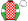 Red White Checks Sash Green Sleeves White Checks Armbands Tri-Colored Cap