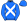 Blue White Crossed Sashes