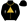 Black Gold Triangle Seams & Pom Pom