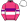 Pink Purple & White Band & Armbands White Cap