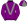 Purple Grey V Quartered Cap