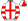 White Red Cross Hooped Sleeves Quartered Cap