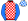Red White Checks Blue Sleeves Checked Cap