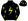 Black Yellow Lightning Bolt Lightning Bolts Sleeves & Cap