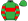Green Red Band Hooped Sleeves Green Cap