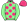 Light Green Pink Spots & Cap