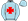 Light Blue Red Maltese Cross