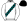 White Teal & Black Checked Sash & Cap