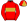 Red Gold Band Quartered Cap