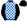 Blue White Checks Black Sleeves & Cap