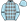 Light Blue Grey Diamond Checks Diamond Armbands