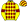 Yellow Maroon Diamonds & Armbands Striped Cap