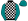 Black & White Checks Teal Sleeves & Cap White Pom Pom