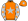 Orange Silver Star & Sleeves Orange Stars Silver Star Cap