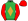 Green Gold Diamond Red Sleeves & Cap