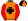 Orange Black Maltese Cross Red Sleeves Black & Orange Quartered Cap